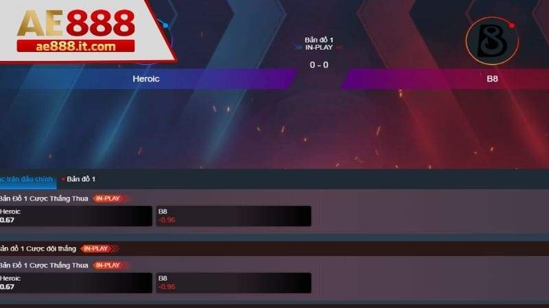 Cá cược CSGO tại danh mục thể thao điện tử AE888