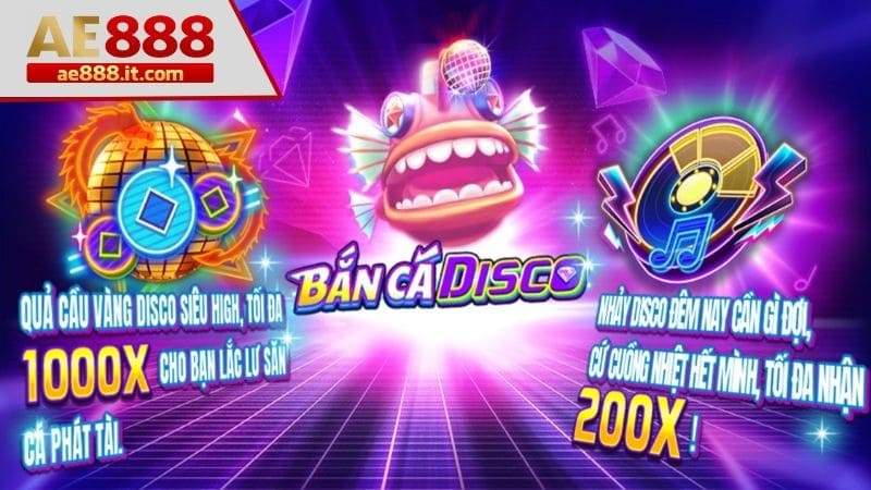 Bắn cá Disco là trò chơi bắn cá có chủ đề âm nhạc sôi động